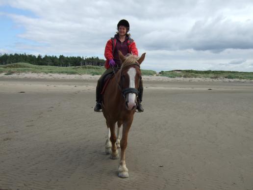 Annette horseriding:-)