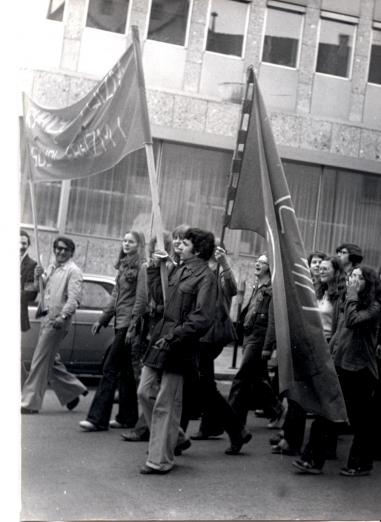 Day of the working class (May, 01.) Demonstration and Manifestation of the German Union Workers