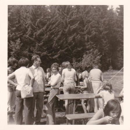 Zeltlager der Falken 1974, Besuch von Erhard Eppler